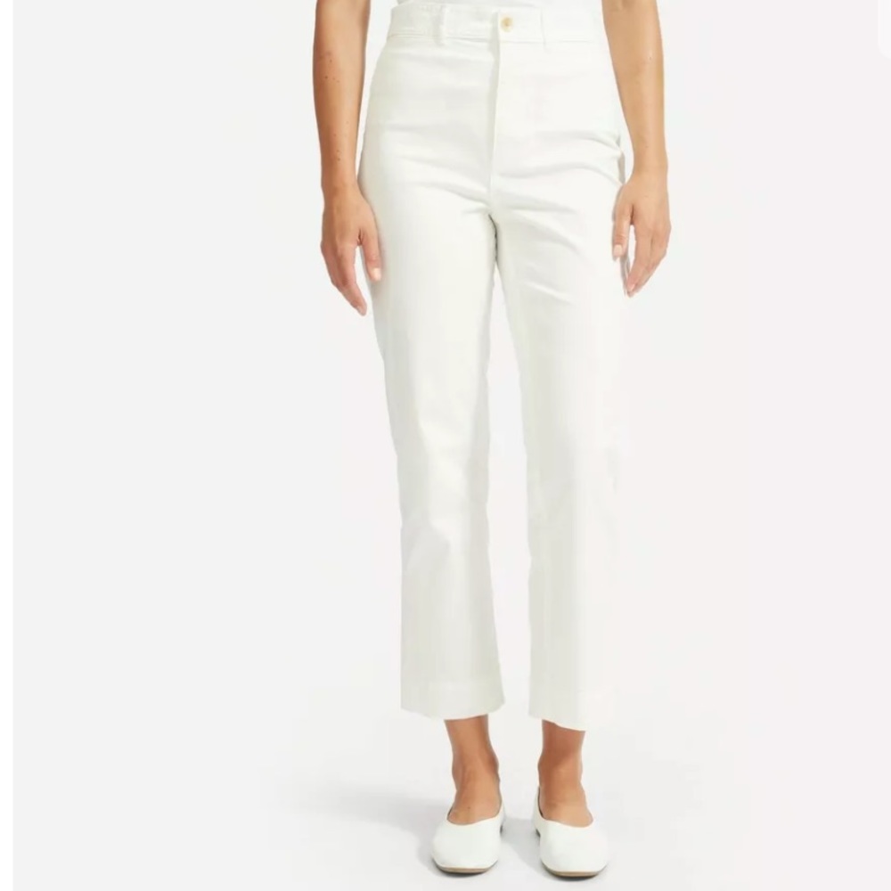 New EVERLANE The Lightweight Straight-Leg Crop Pant Size 16